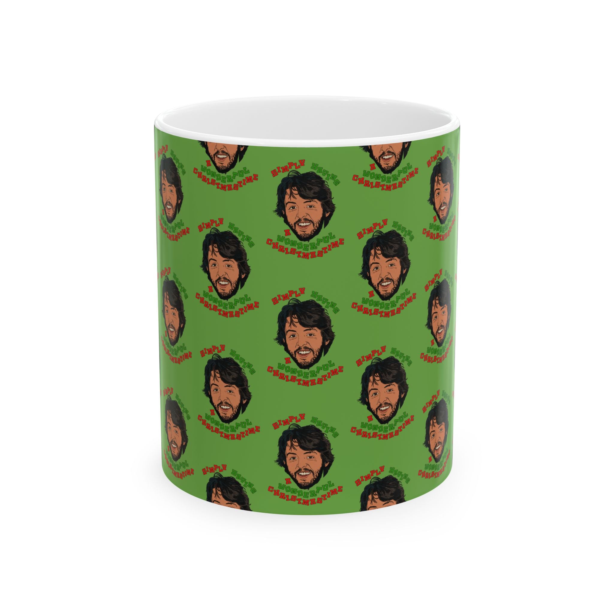 Simply Having a Wonderful Christmastime - Ceramic Mug, (11oz, 15oz)