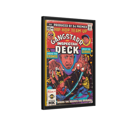 Gang Starr & Inspectah Deck - Above The Clouds - Gallery Canvas Wraps, Vertical Frame