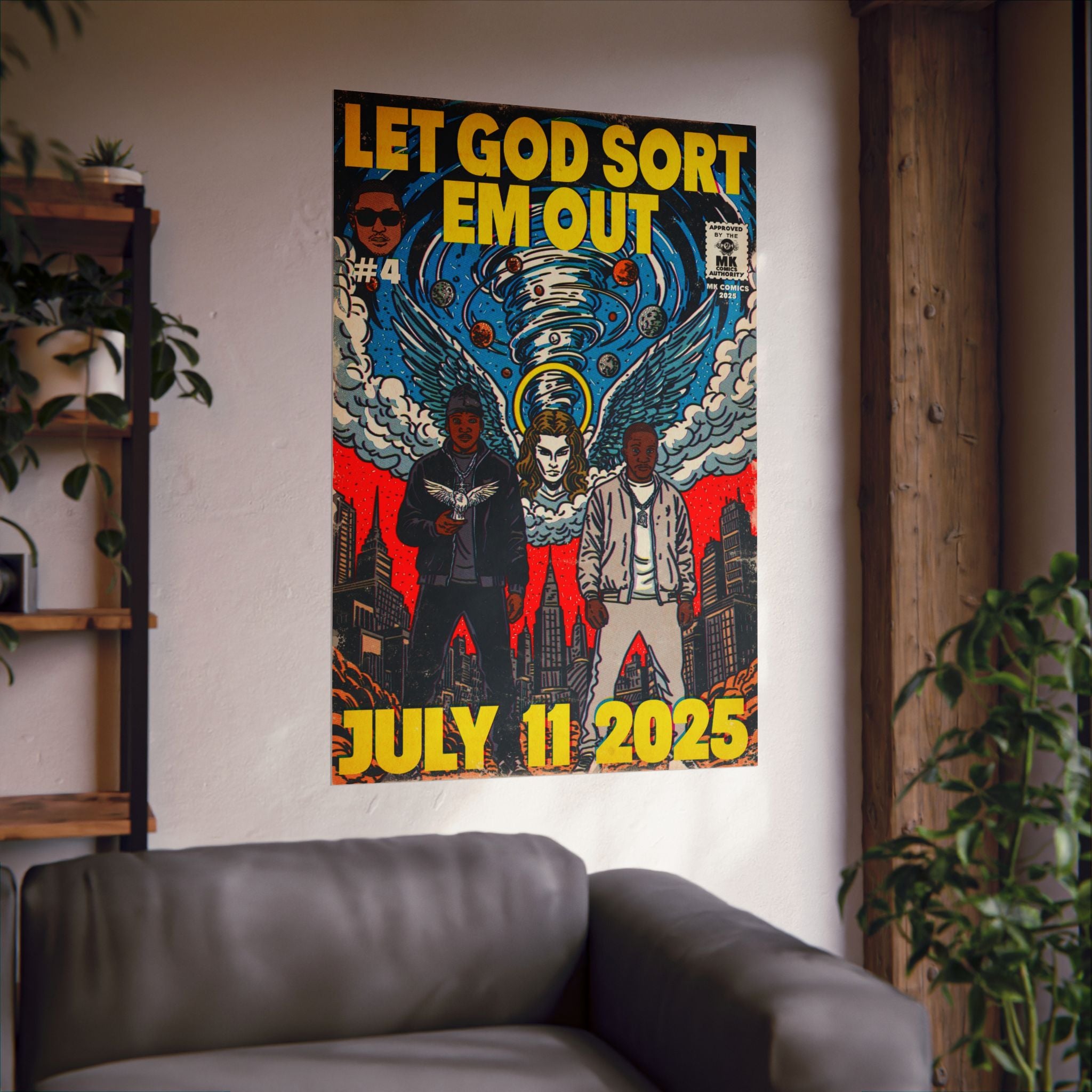 Let God Sort Em Out - Matte Vertical Posters