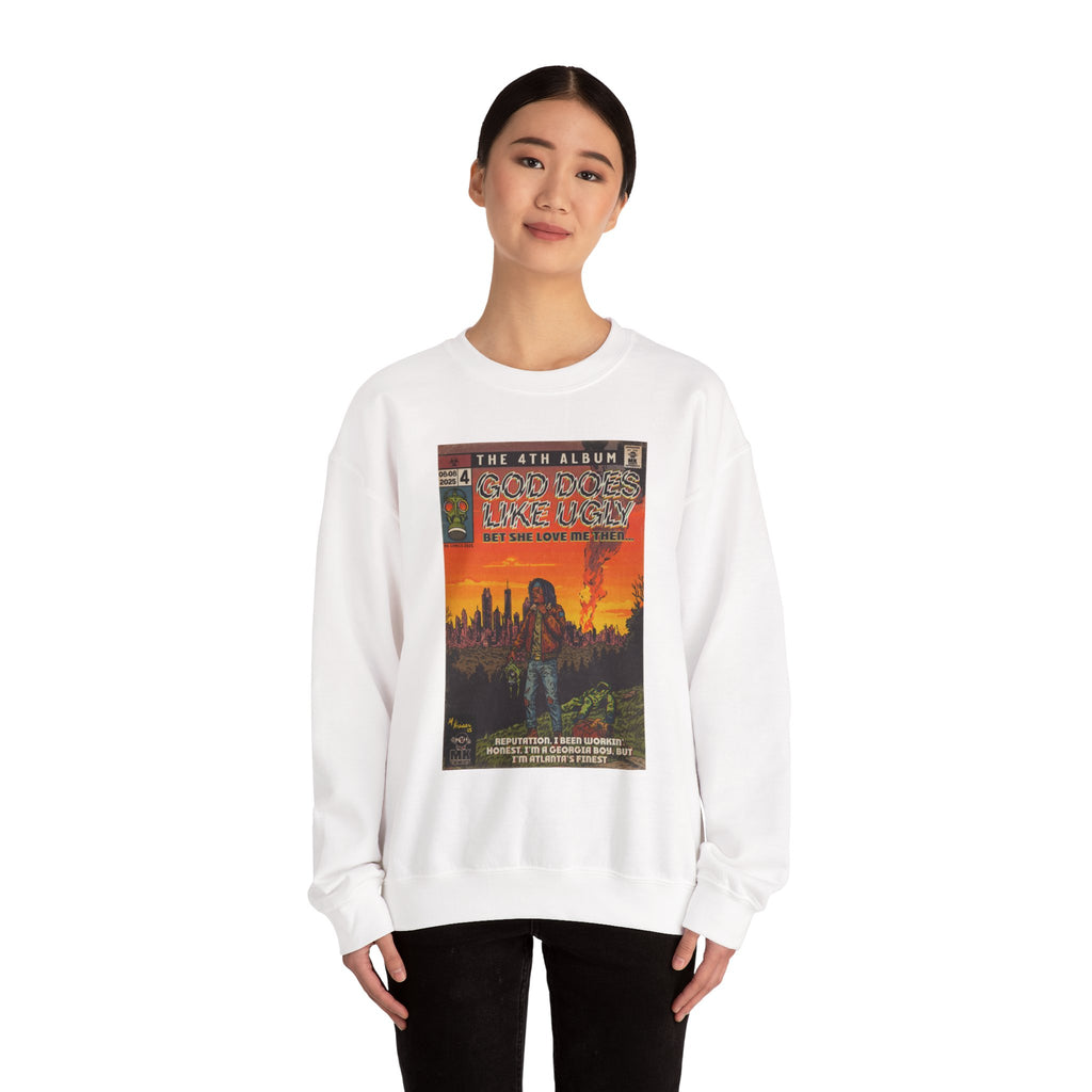 God Does Like Ugly - Unisex Heavy Blend™ Crewneck Sweatshirt