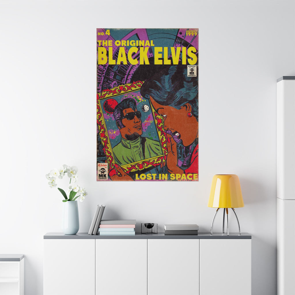 Black Elvis - Matte Vertical Posters