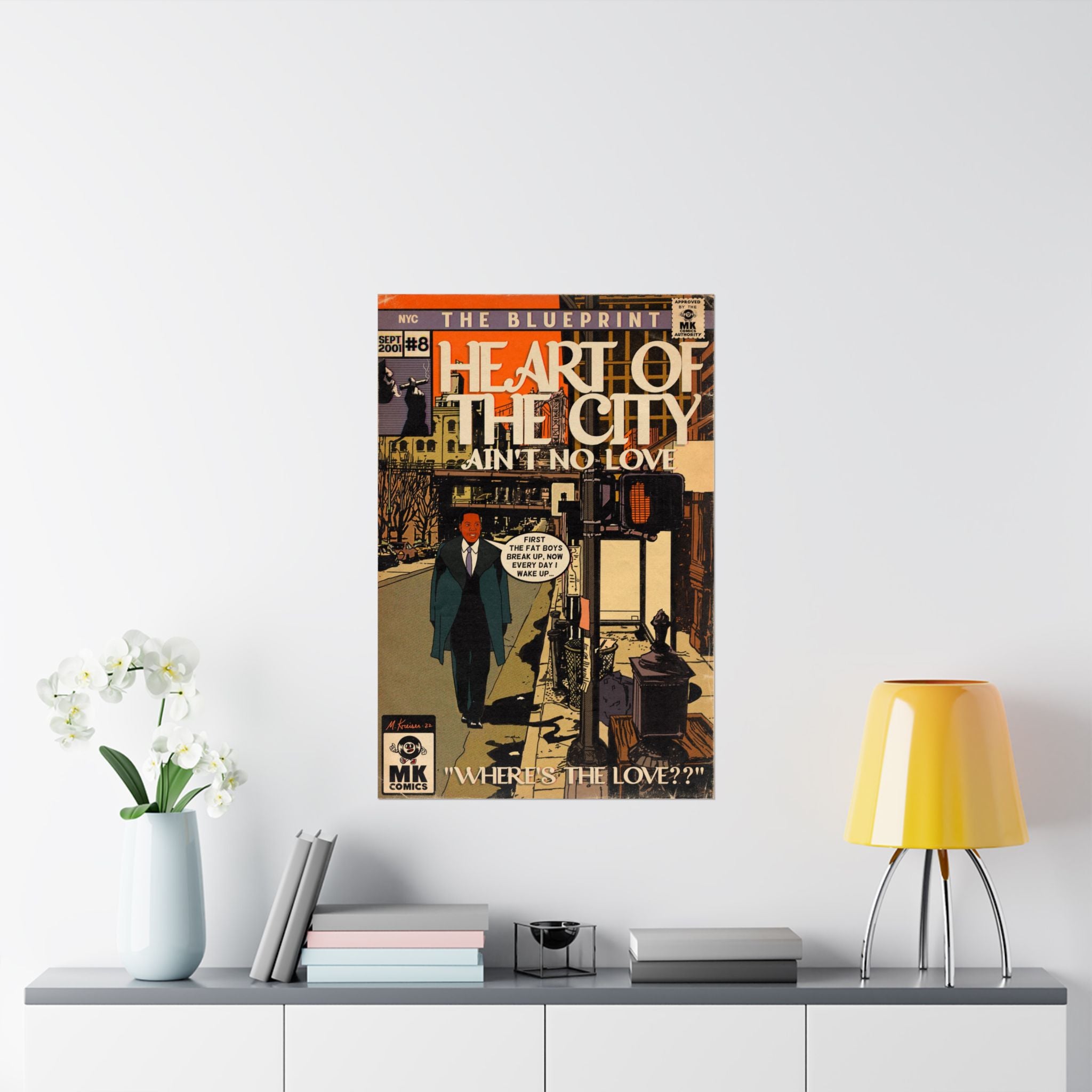 Heart Of The City - Vertical Matte Poster