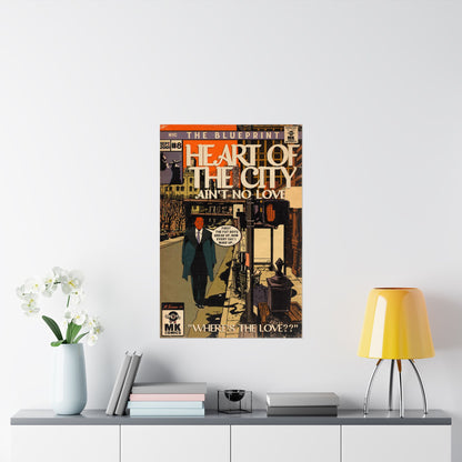Heart Of The City - Vertical Matte Poster