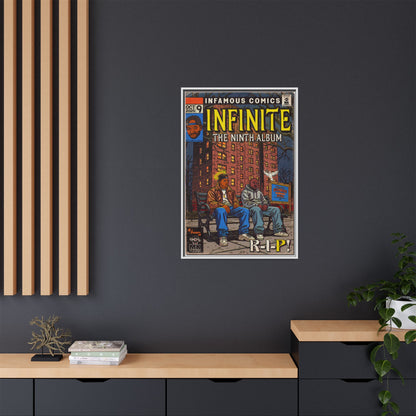 Infinite - Comic Book Art - Matte Canvas, Framed (Multi-color)