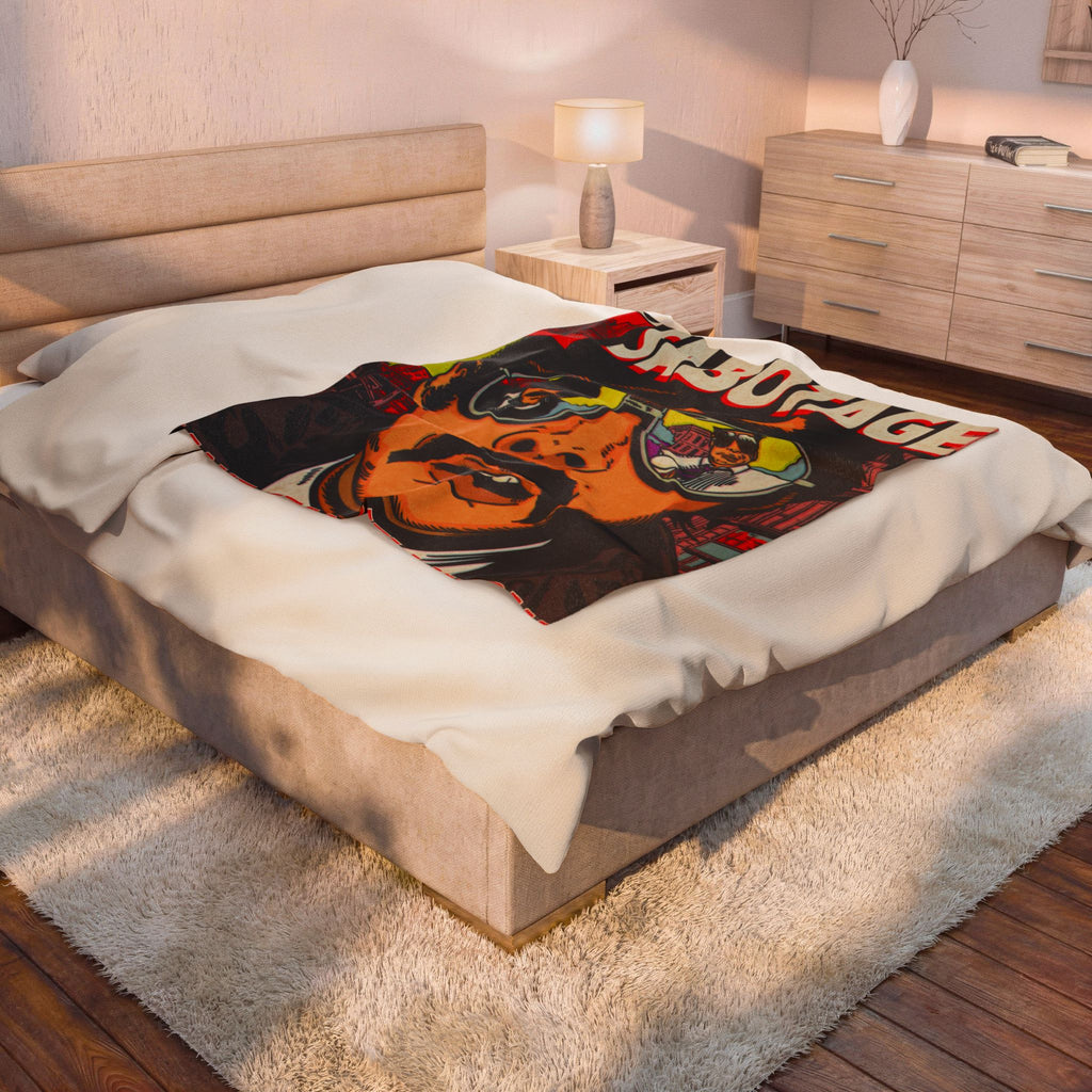 Sabotage - Velveteen Plush Blanket