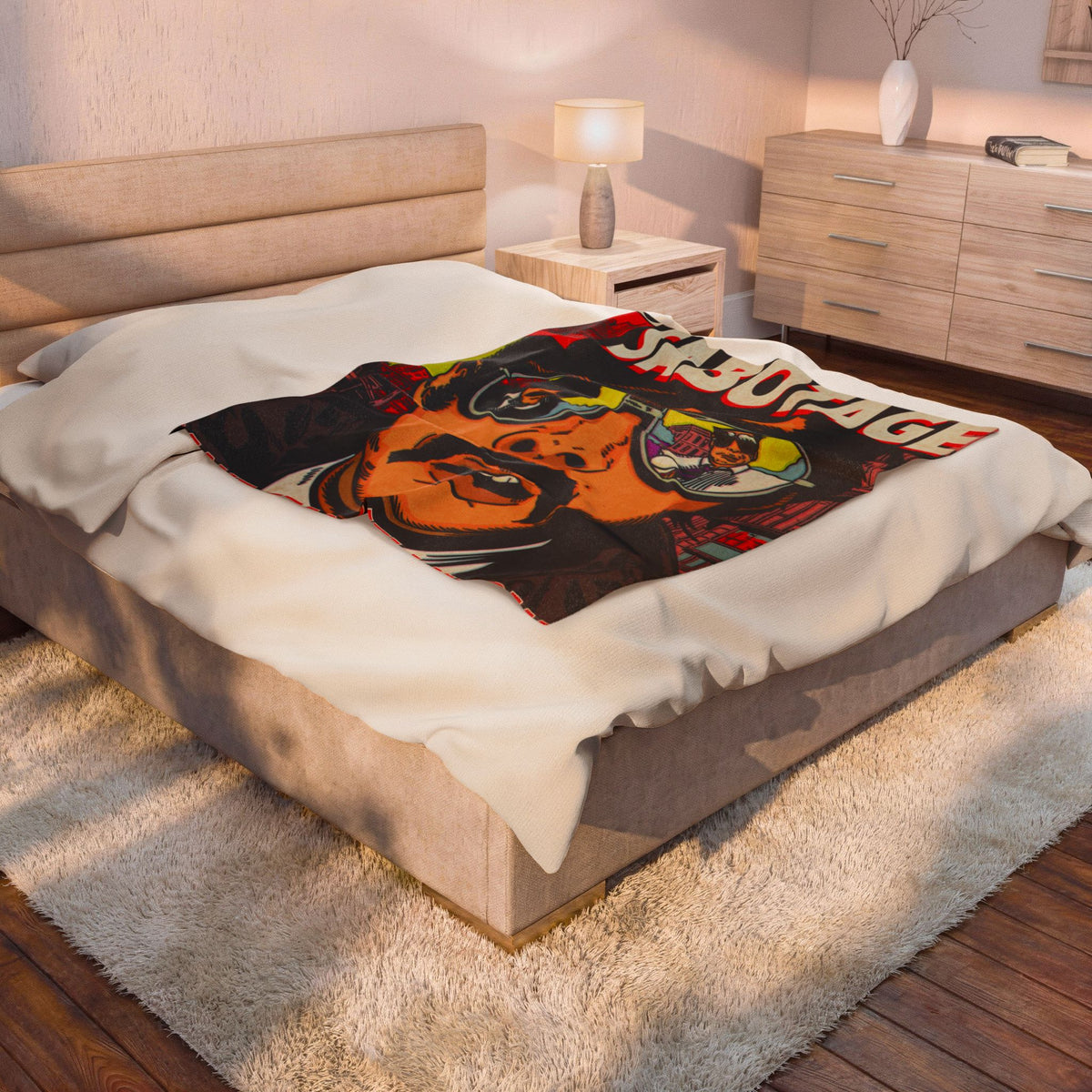 Sabotage - Velveteen Plush Blanket