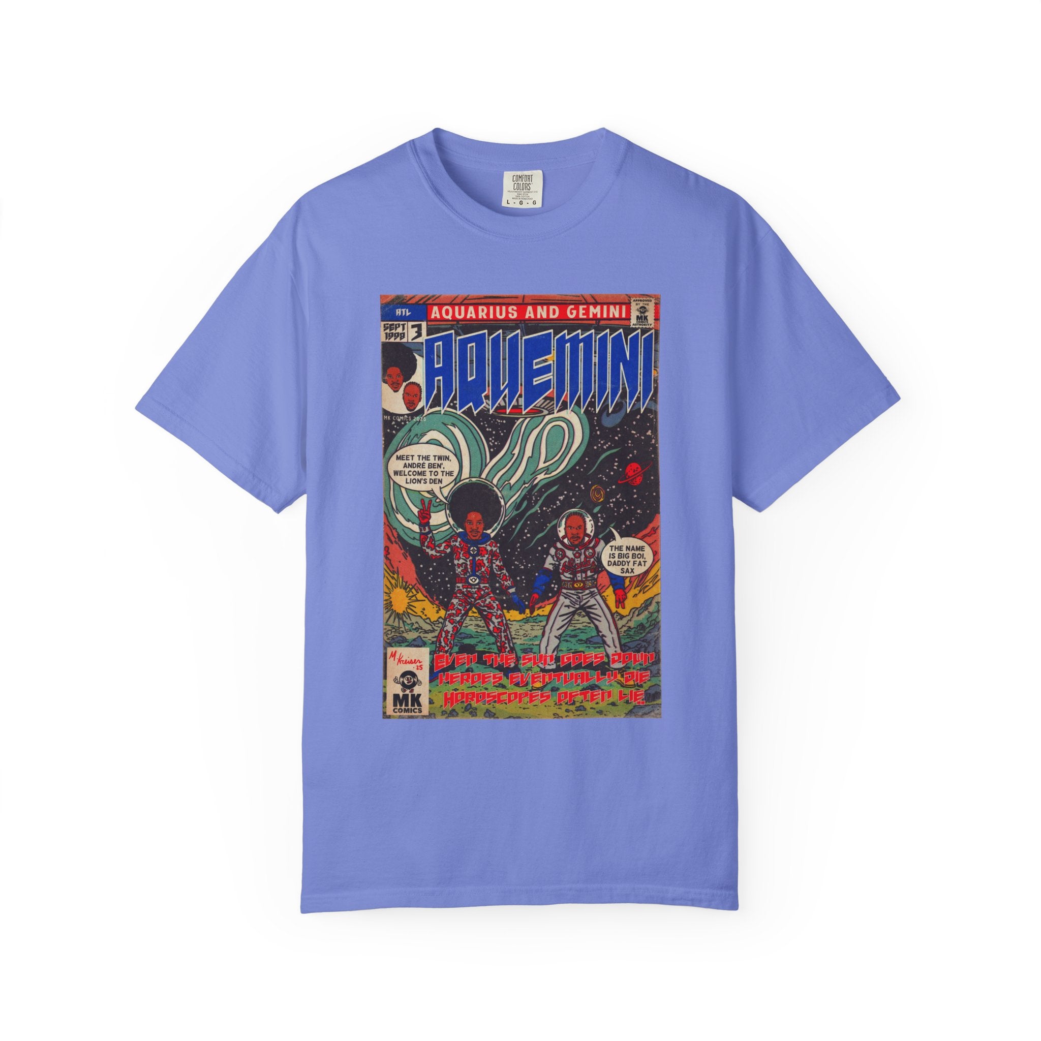 Aquemini - Comic Book Art - Unisex Comfort Colors T-shirt