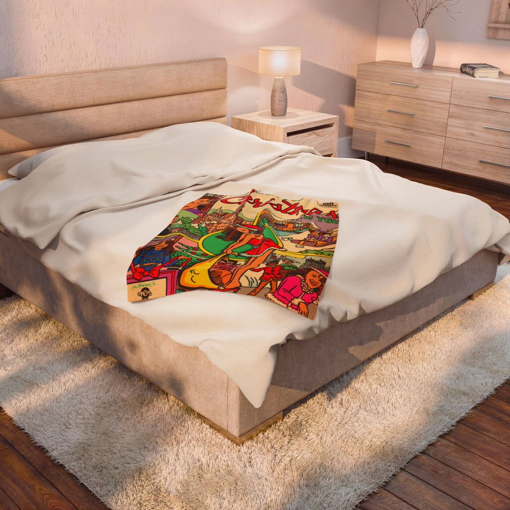 All I Want for Christmas - Velveteen Plush Blanket