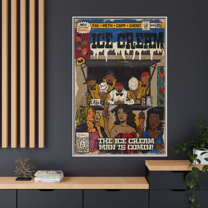 Raekwon- Ice Cream - Gallery Canvas Wraps, Vertical Frame