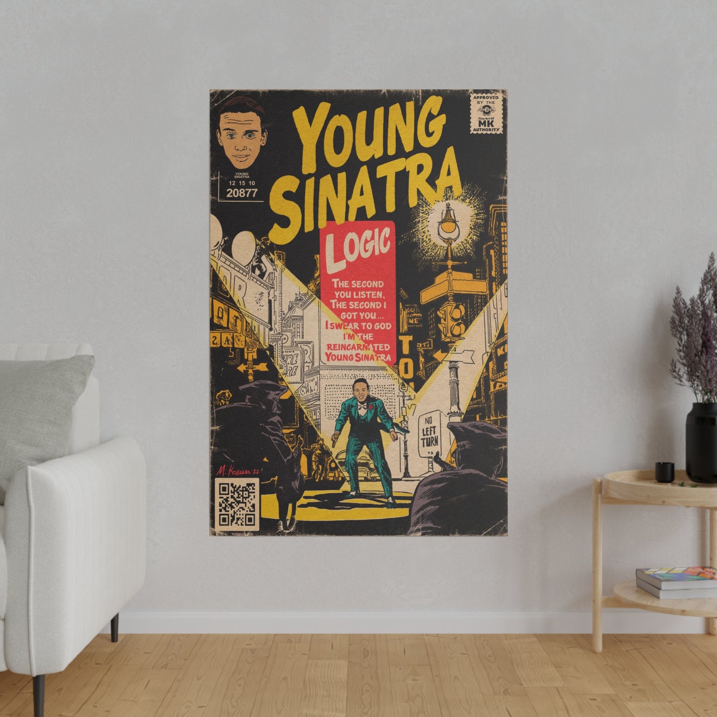 Logic - Young Sinatra - Matte Canvas, Stretched
