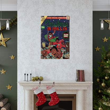RUN DMC - Christmas In Hollis- Vertical Matte Poster