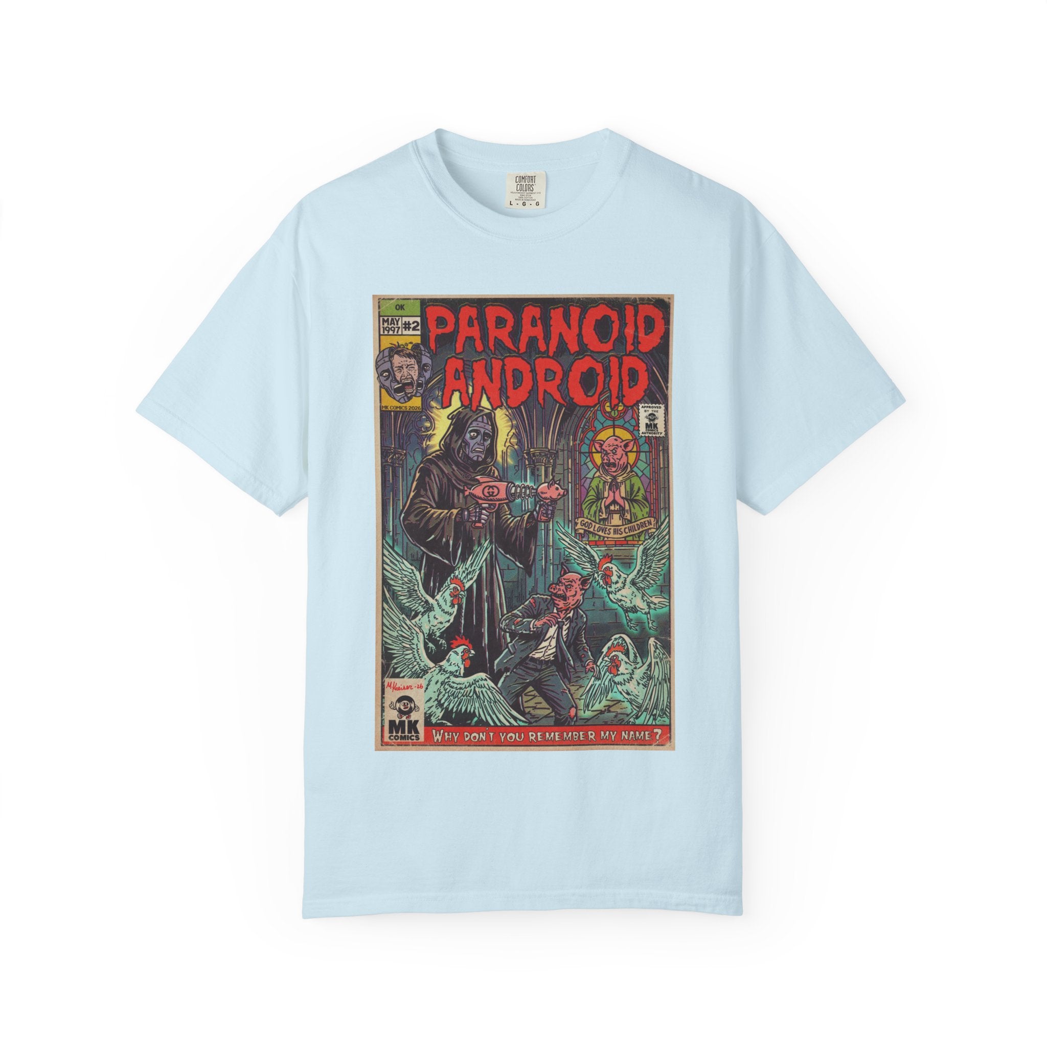 Paranoid Android - Unisex Comfort Colors T-shirt