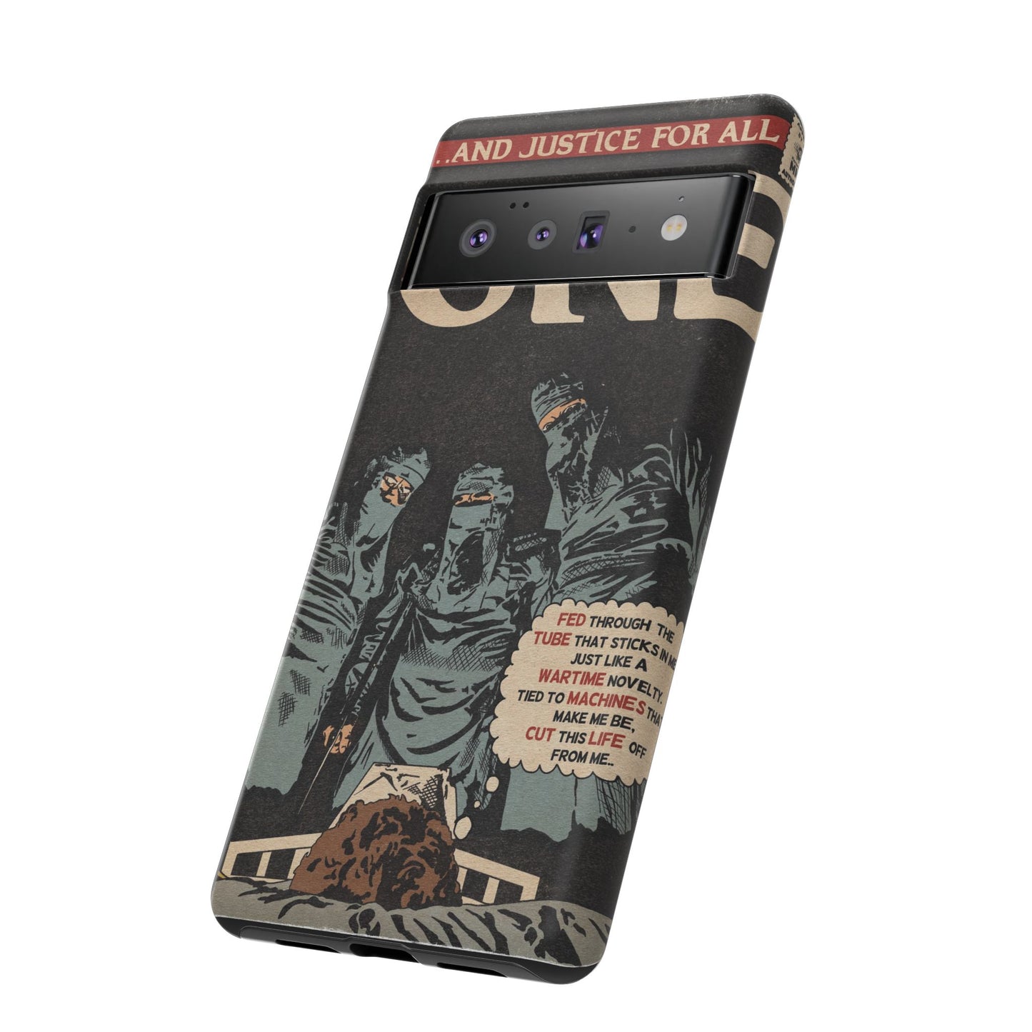 Metallica- One - Johnny Got His Gun Comic Book Art - Tough Phone Cases
