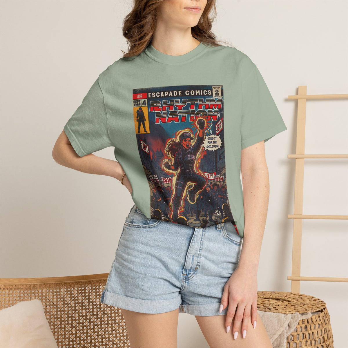 Rhythm Nation - Unisex Comfort Colors T-shirt