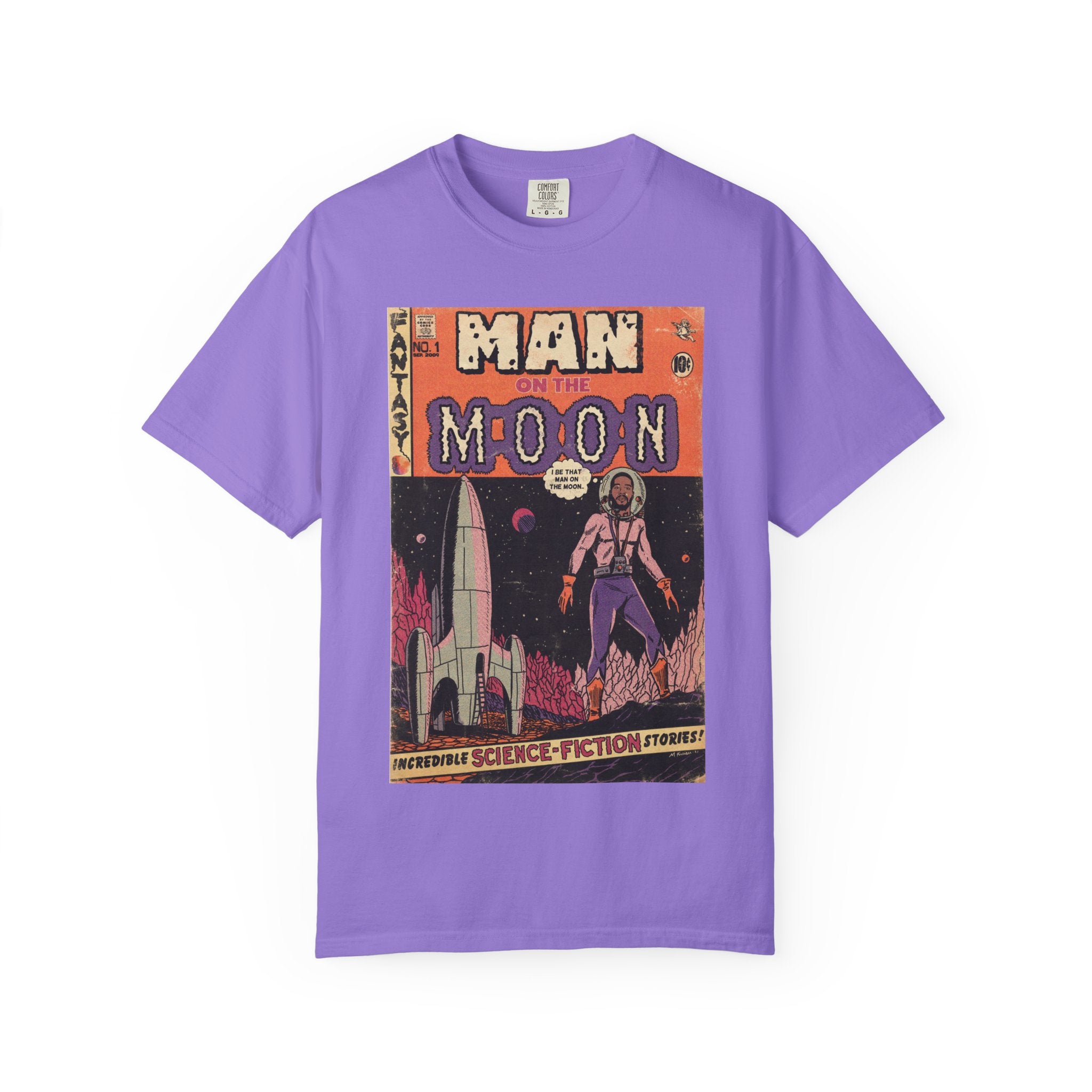 Man on the Moon - Unisex Comfort Colors T-shirt