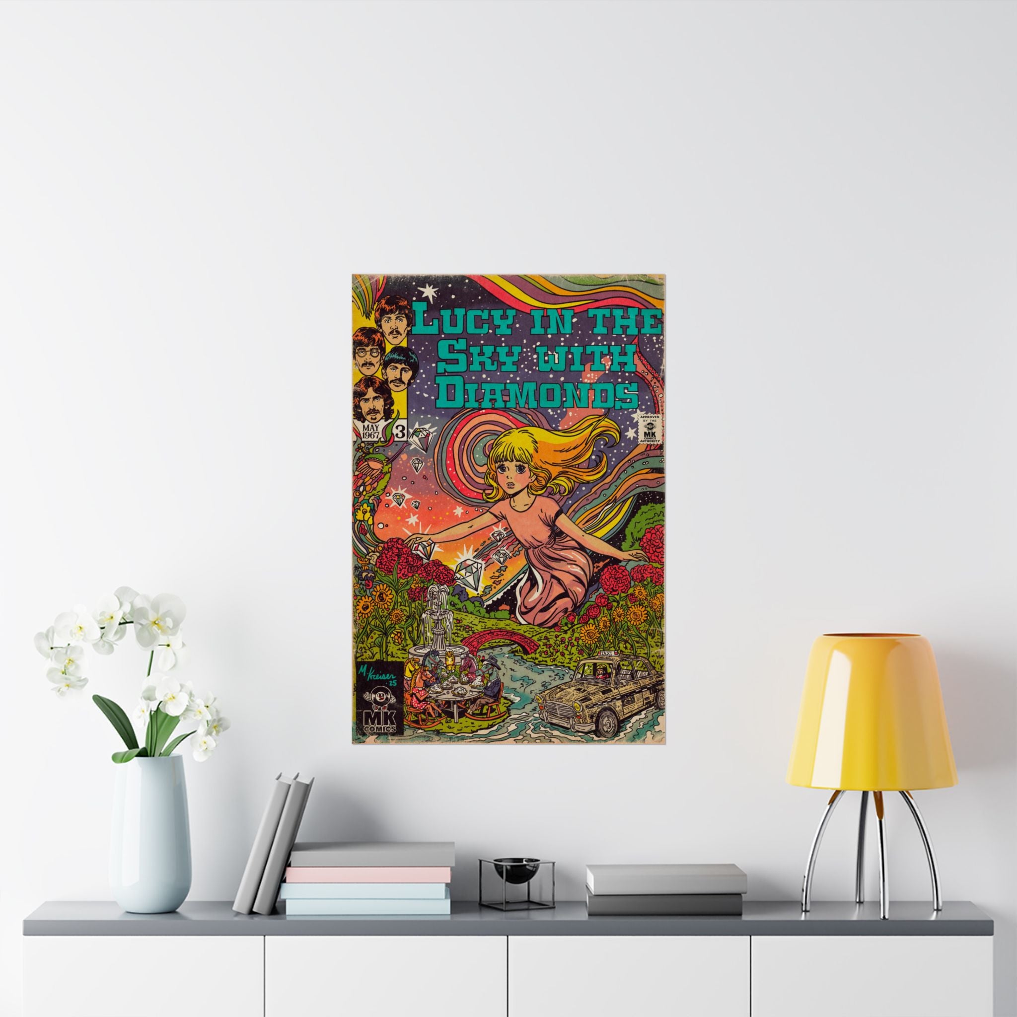 Lucy in the Sky with Diamonds - Matte Vertical Posters