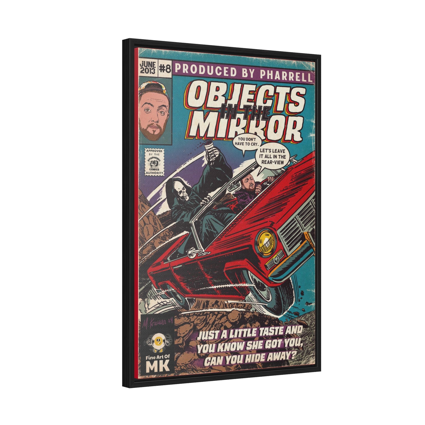 Mac Miller - Objects in the Mirror - Gallery Canvas Wraps, Vertical Frame