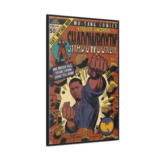 GZA/Genius - Shadowboxin’ - Wu-Tang - Gallery Canvas Wraps, Vertical Frame