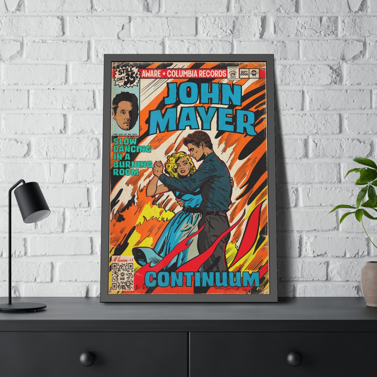John Mayer - Slow Dancing in a Burning Room - Framed Paper Posters