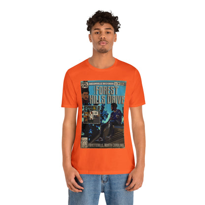 J Cole - 2014 Forest Hills Drive - Unisex Jersey Short Sleeve Tee