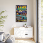 Regulate - Matte Canvas, Framed (Multi-color)