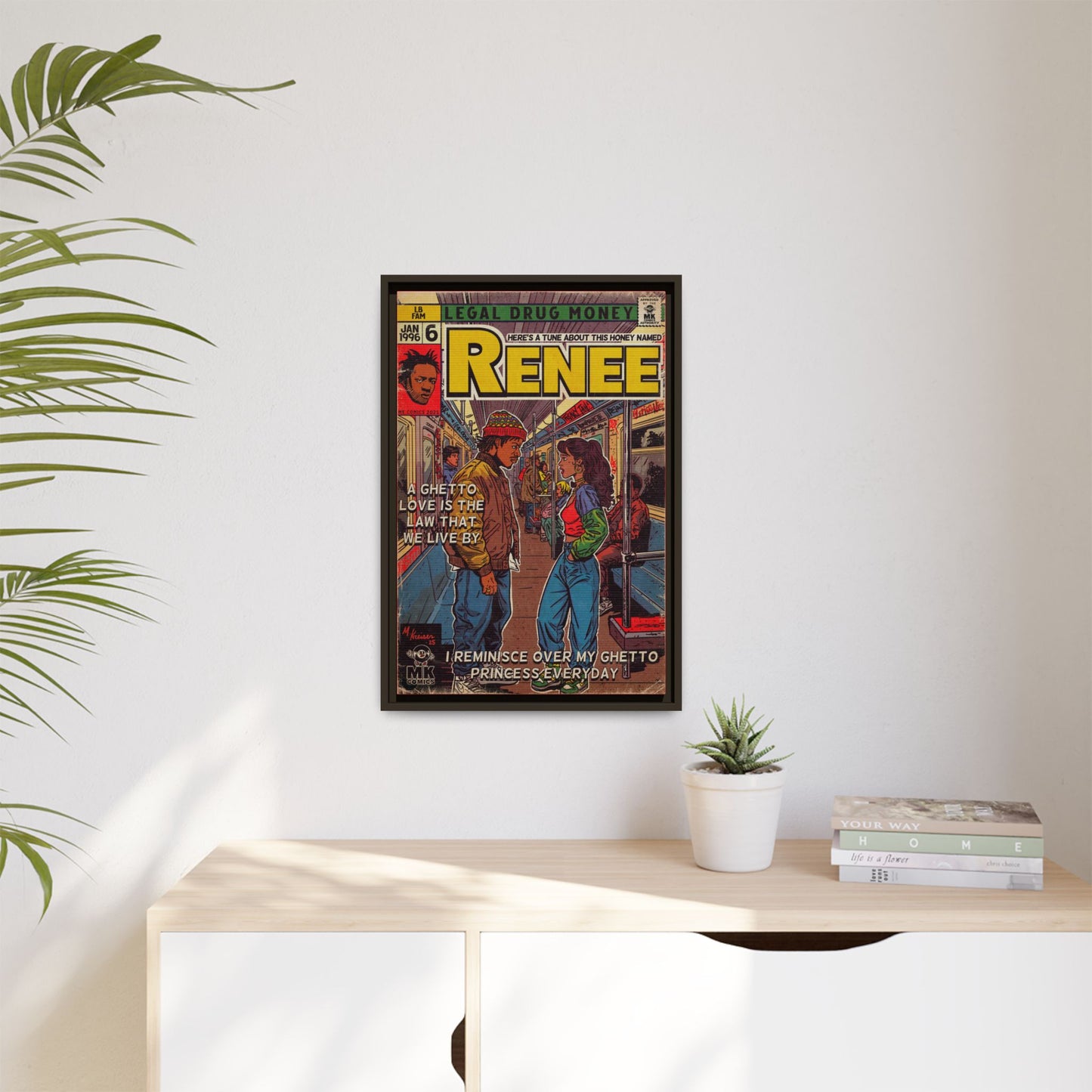 Lost Boyz - Renee - Matte Canvas, Framed (Multi-color)