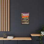 Toxicity - Matte Canvas, Framed (Multi-color)