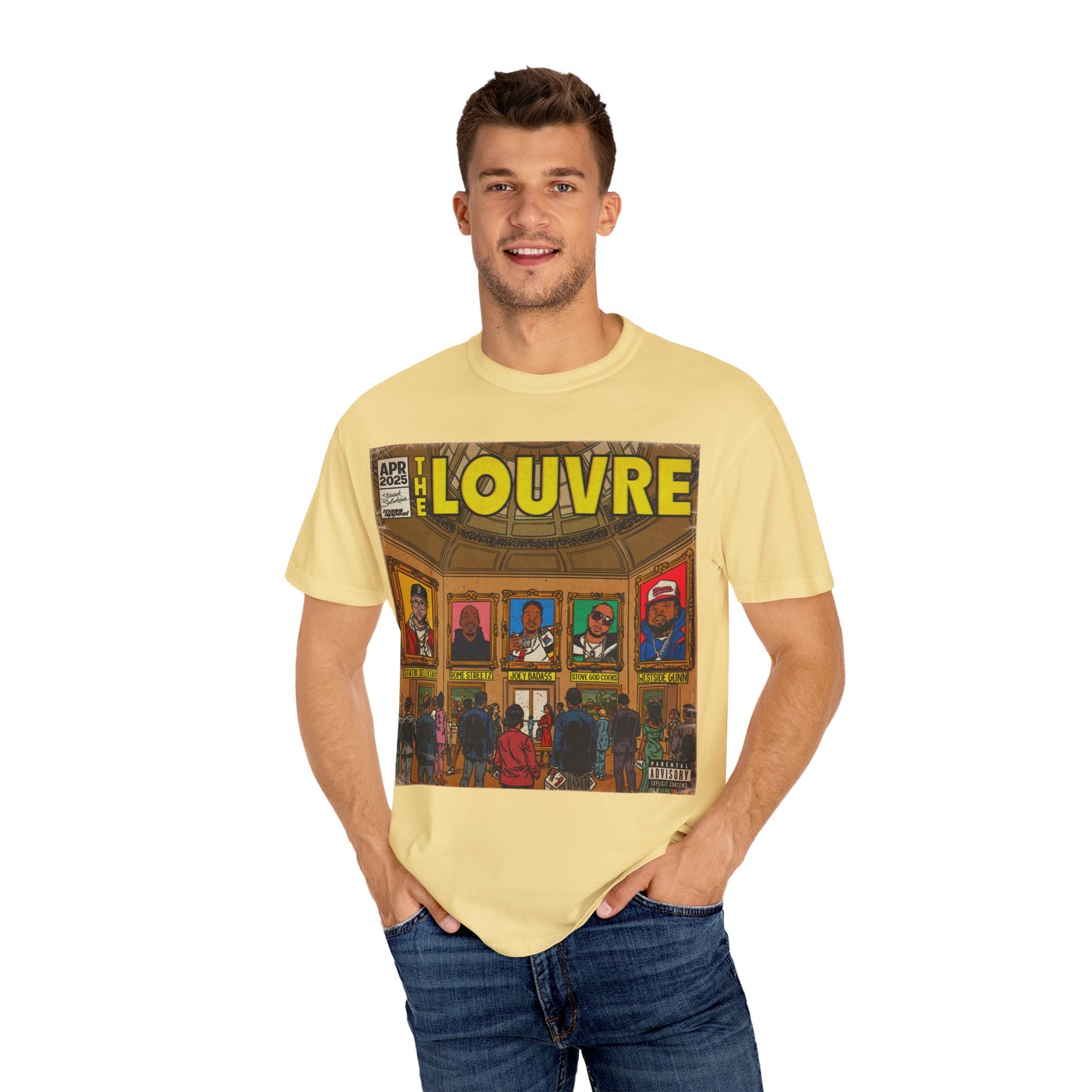 The Louvre - Statik Selektah & MK Collab - Unisex Comfort Colors T-shirt