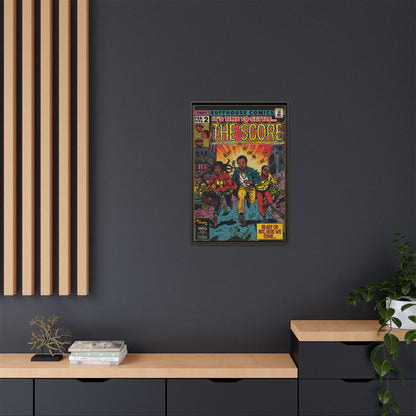 The Score - Matte Canvas, Framed (Multi-color)