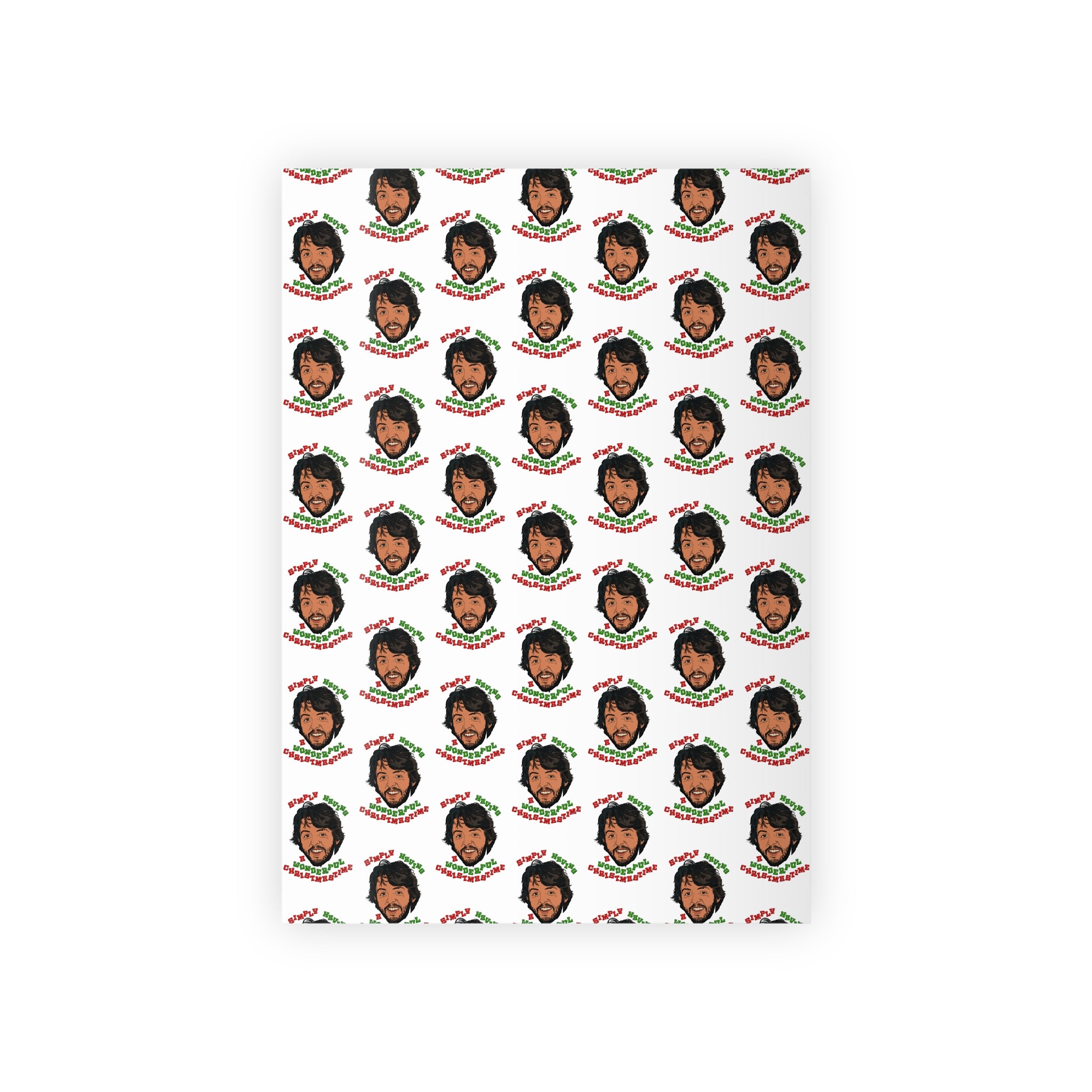 Wonderful Christmastime- Christmas- Gift Wrapping Paper Rolls, 1pc