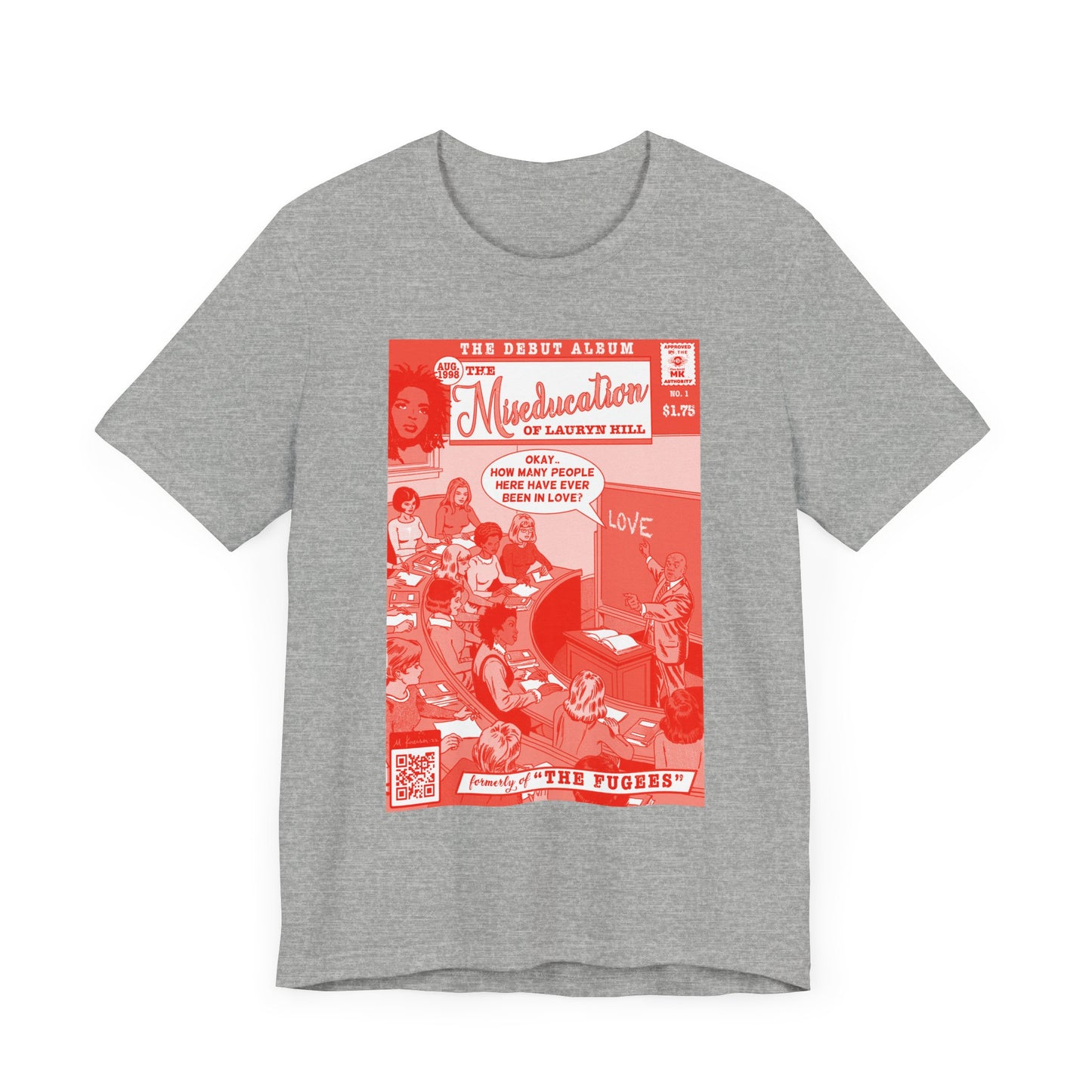 The Miseducation of Lauryn Hill.. - RED VARIANT - Unisex Jersey Short Sleeve Tee
