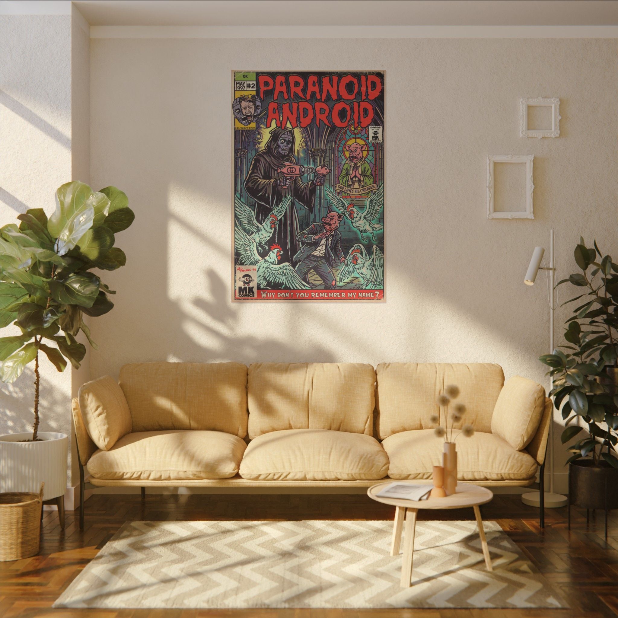 Paranoid Android - Matte Canvas, Stretched, 0.75" (Multi-Size)