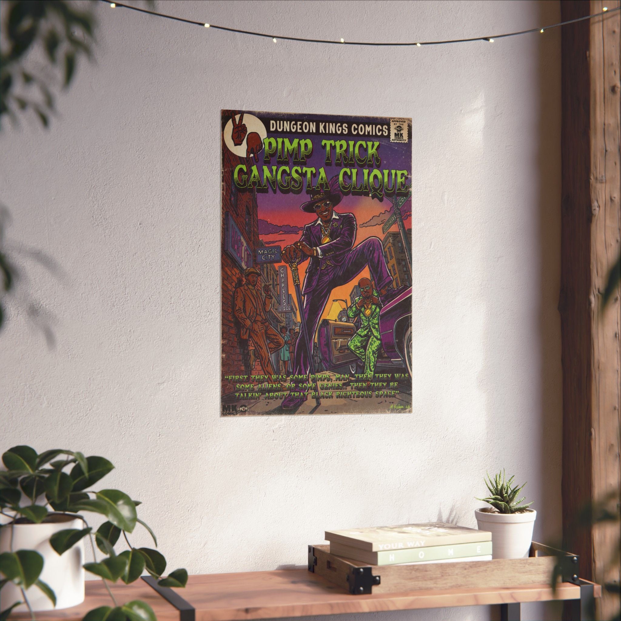 Pimp Trick Gangsta Clique - Matte Vertical Posters