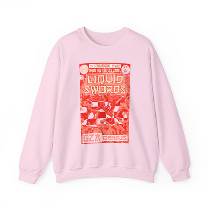 GZA - Liquid Swords - RED VARIANT - Unisex Heavy Blend™ Crewneck Sweatshirt