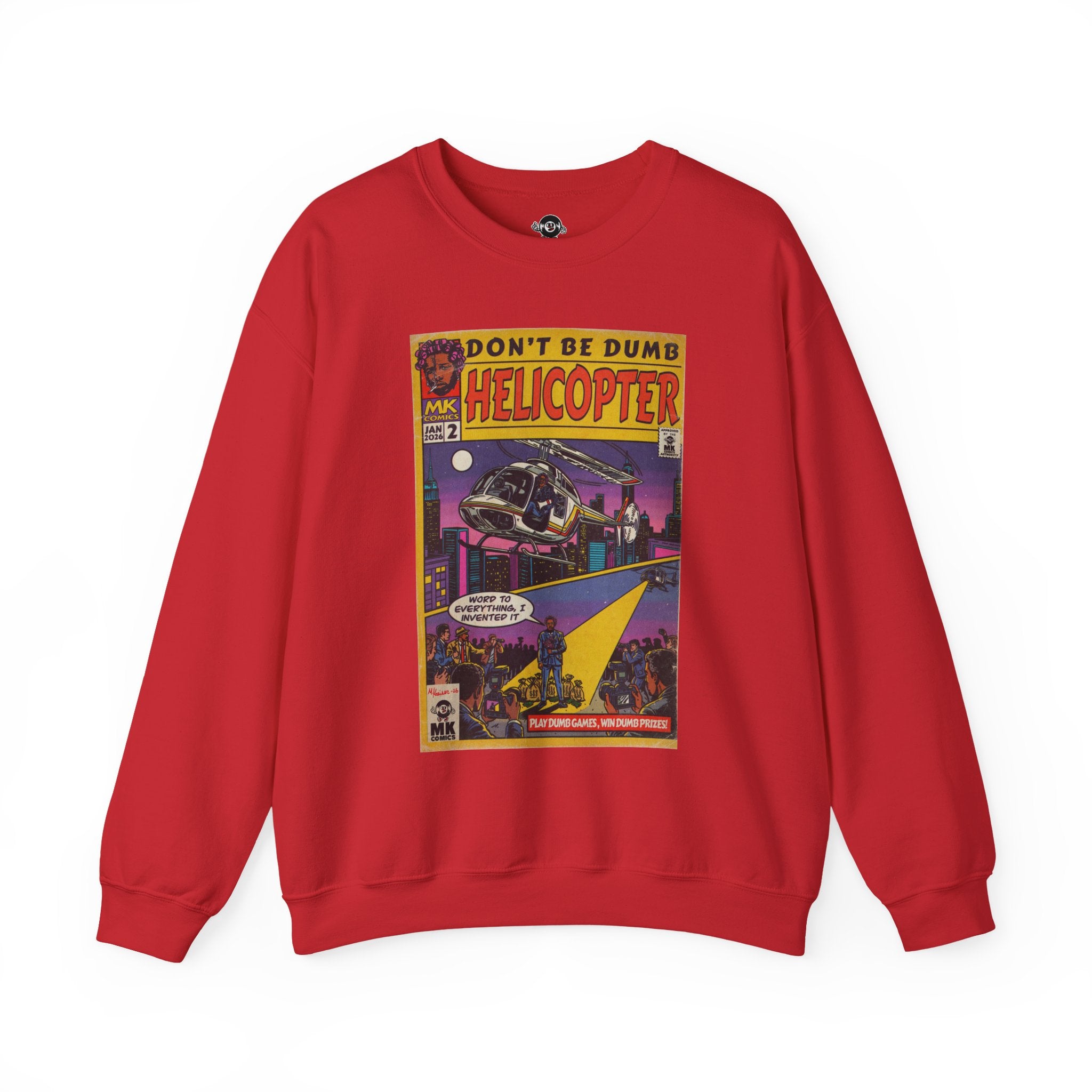 Helicopter - Unisex Heavy Blend™ Crewneck Sweatshirt