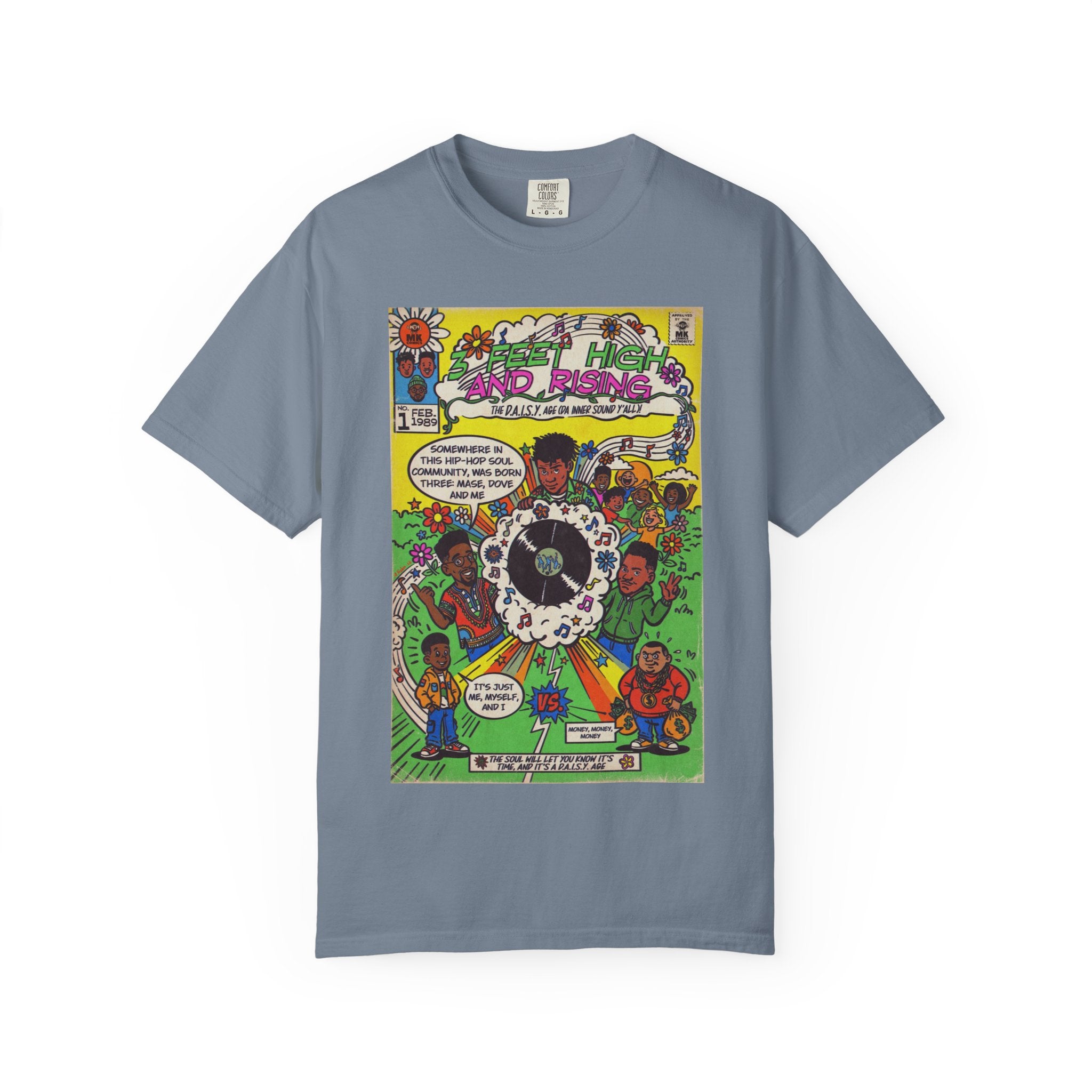 3 Feet High & Rising - Unisex Comfort Colors T-shirt