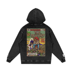 The Fall Off - Snow Washed Loose Cotton Hoodie