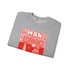 Man on the Moon - RED VARIANT - Unisex Heavy Blend™ Crewneck Sweatshirt