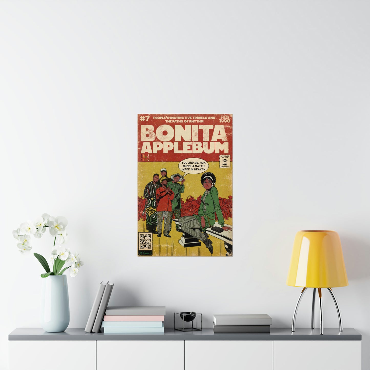 A Tribe Called Quest- Bonita Applebum- Vertical Matte Poster
