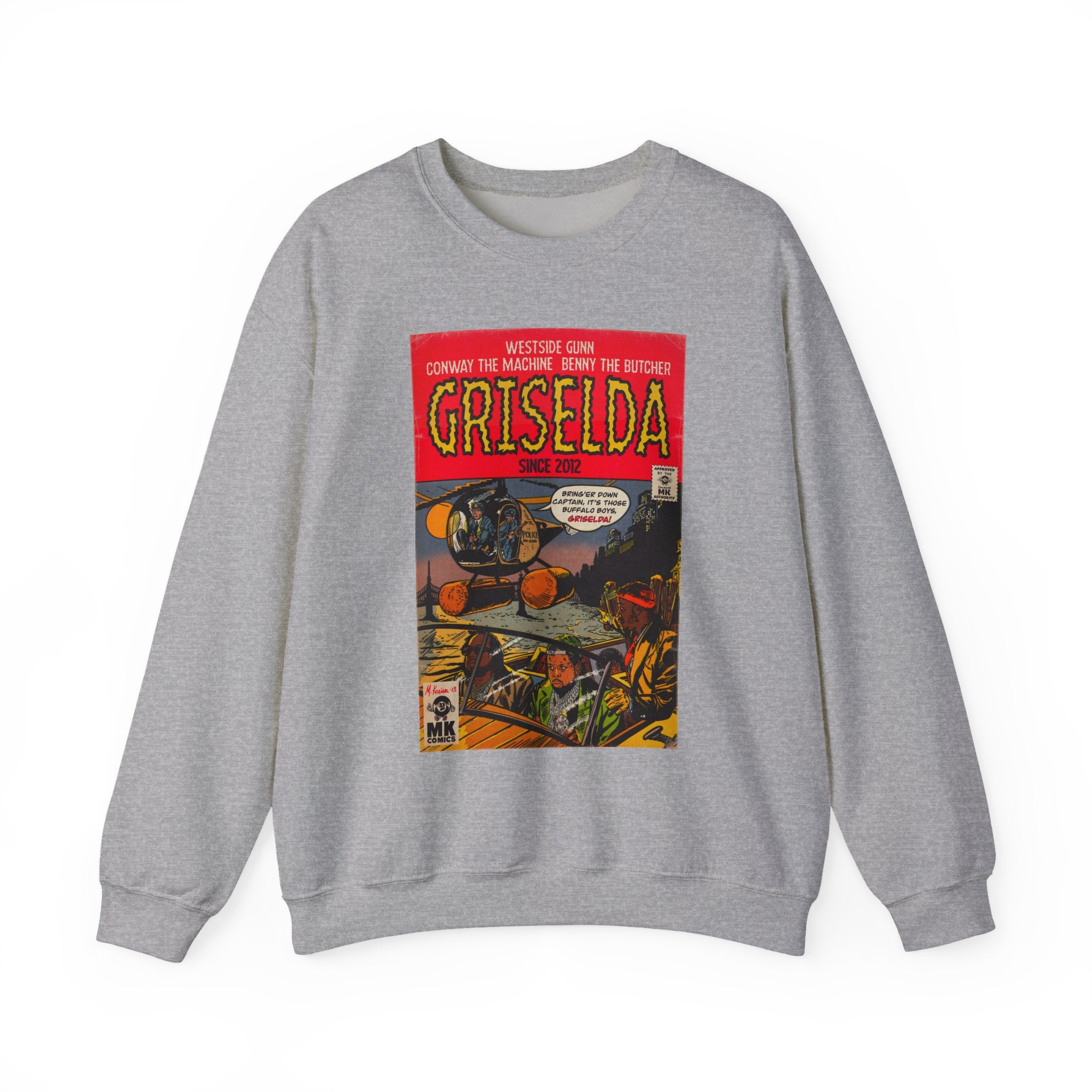 Griselda - Comic Book Art - Unisex Heavy Blend™ Crewneck Sweatshirt