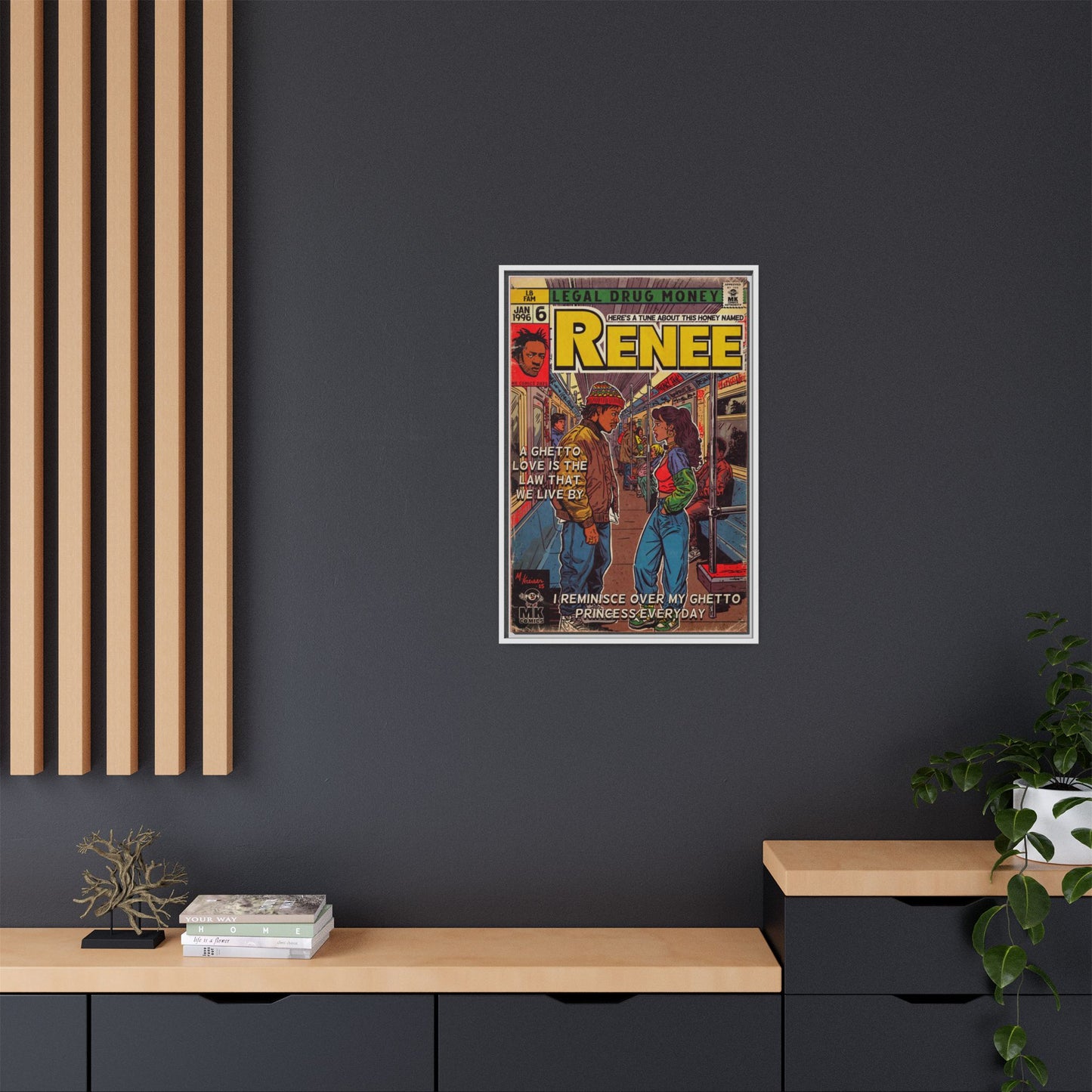 Lost Boyz - Renee - Matte Canvas, Framed (Multi-color)