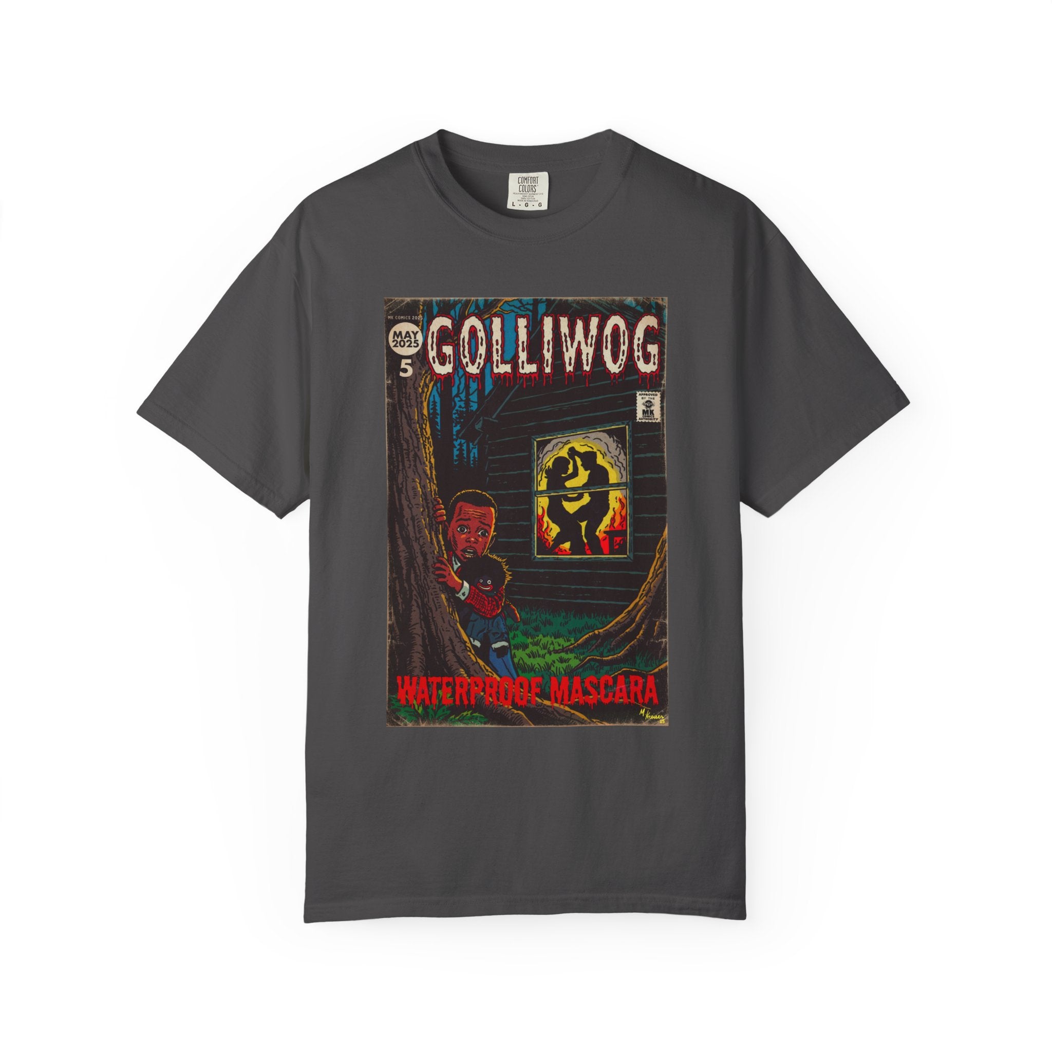 Waterproof Mascara - Golliwog - Unisex Garment-Dyed T-shirt