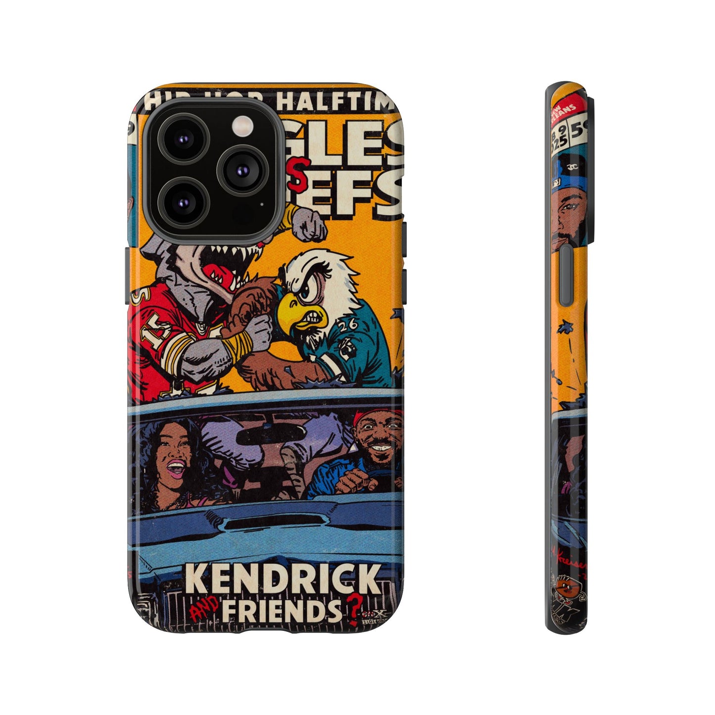 Kendrick & SZA - 2025 Halftime - Eagles vs Chiefs - Tough Phone Cases