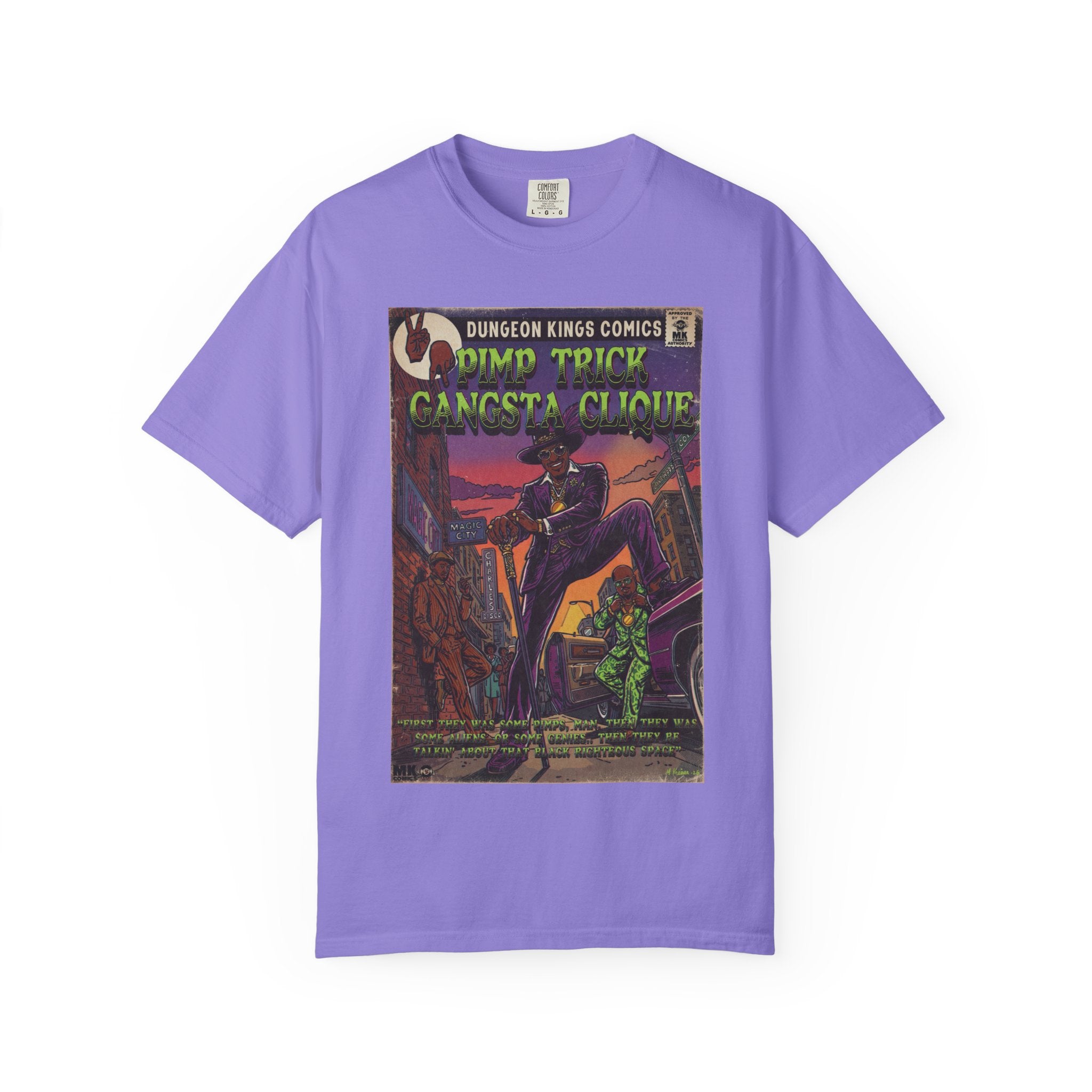 Pimp Trick Gangsta Clique - Unisex Comfort Colors T-shirt