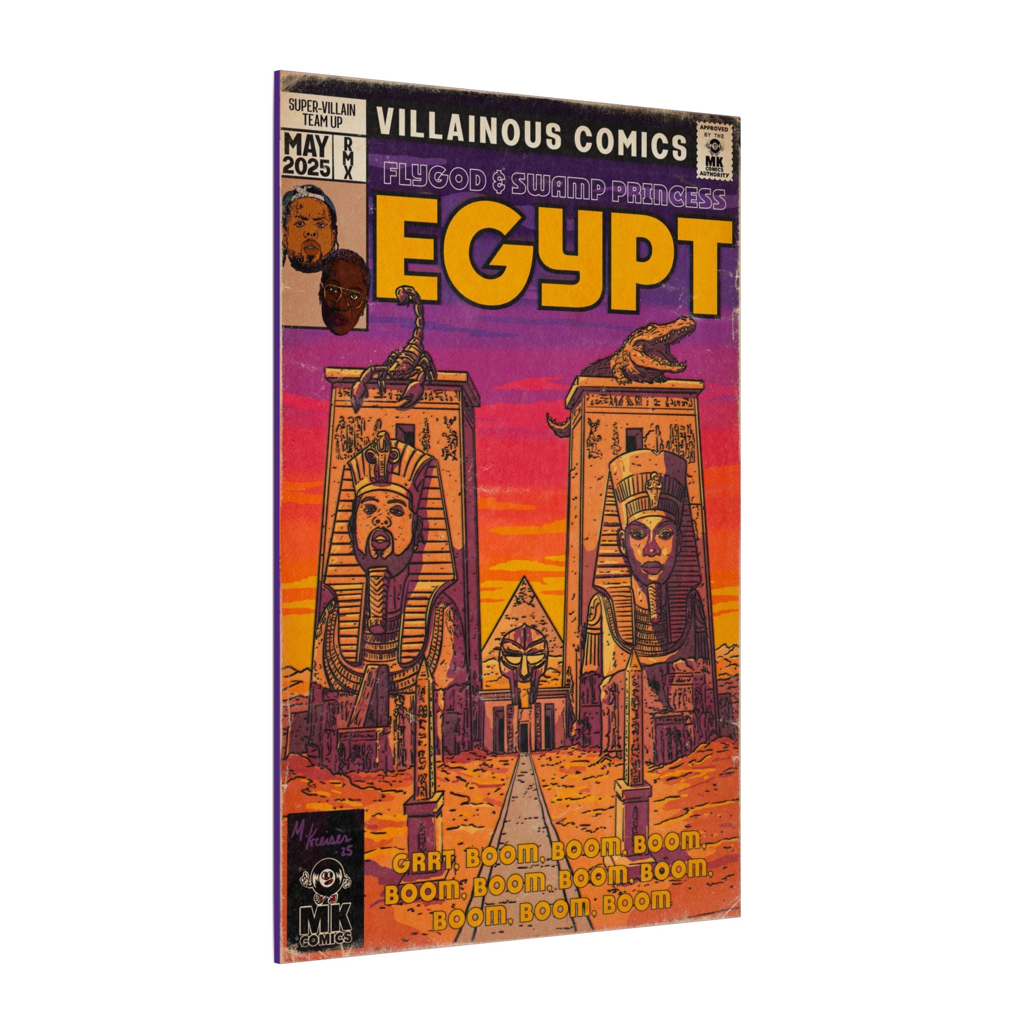 Egypt Remix - Matte Canvas, Stretched, 0.75" (Multi-Size)
