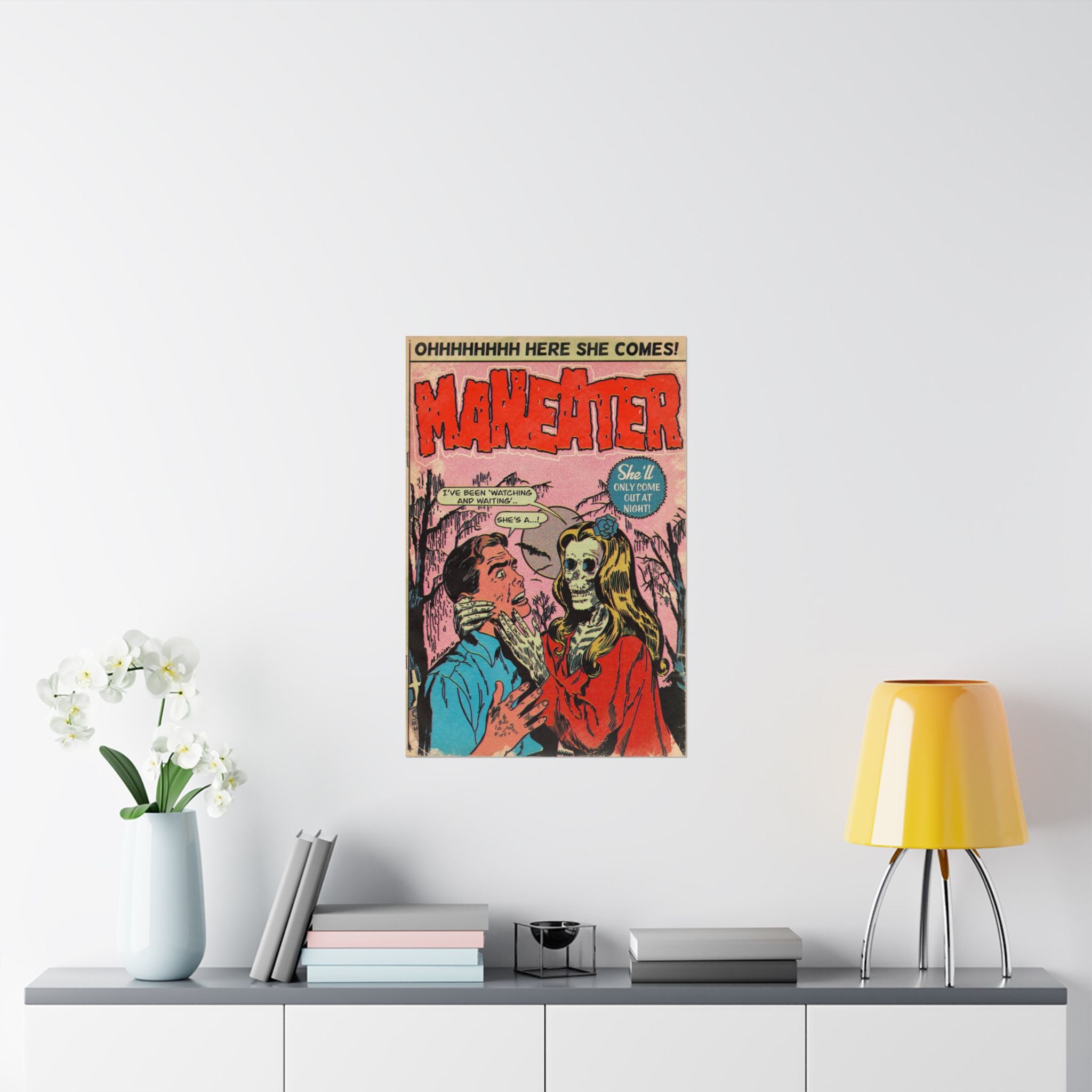Maneater - Matte Vertical Posters