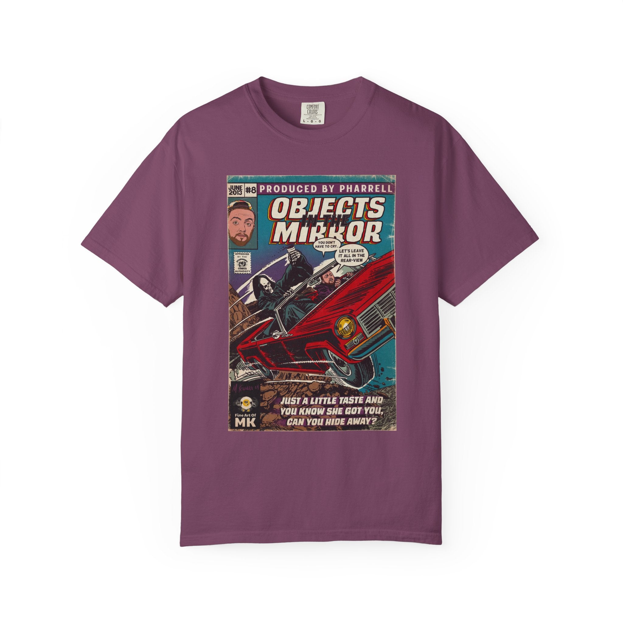 Objects in the Mirror - Unisex Comfort Colors T-shirt