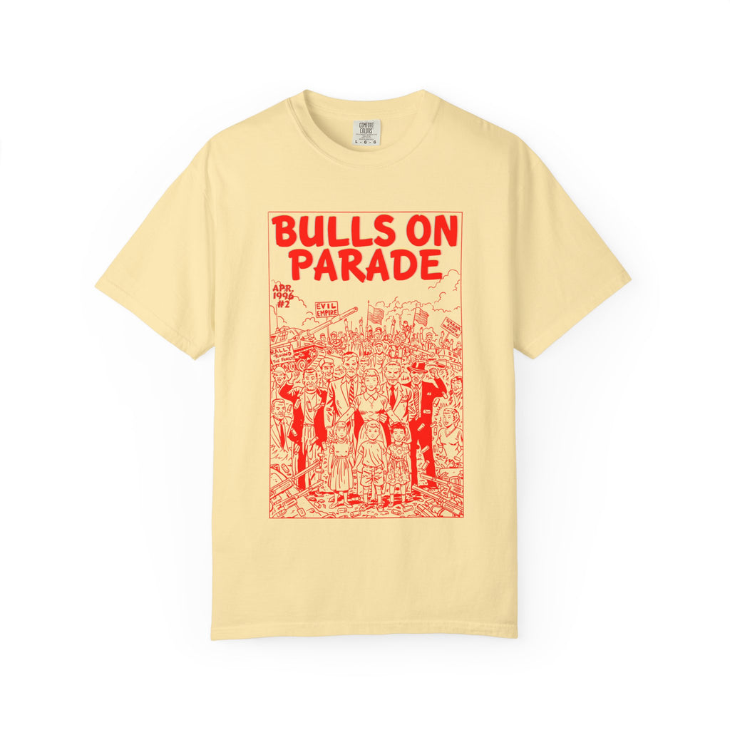 Bulls Parade - RED - Unisex Comfort Colors T-shirt