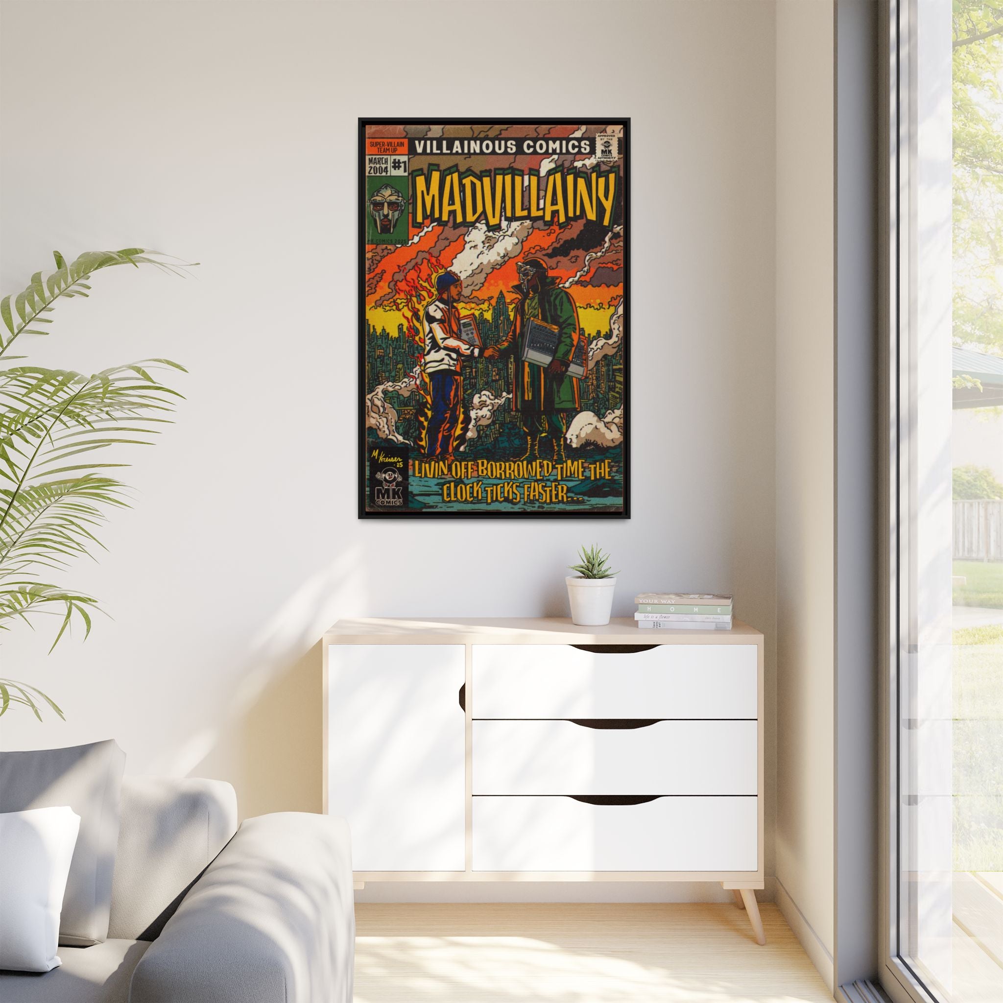 Madvillainy - Matte Canvas, Framed (Multi-color)