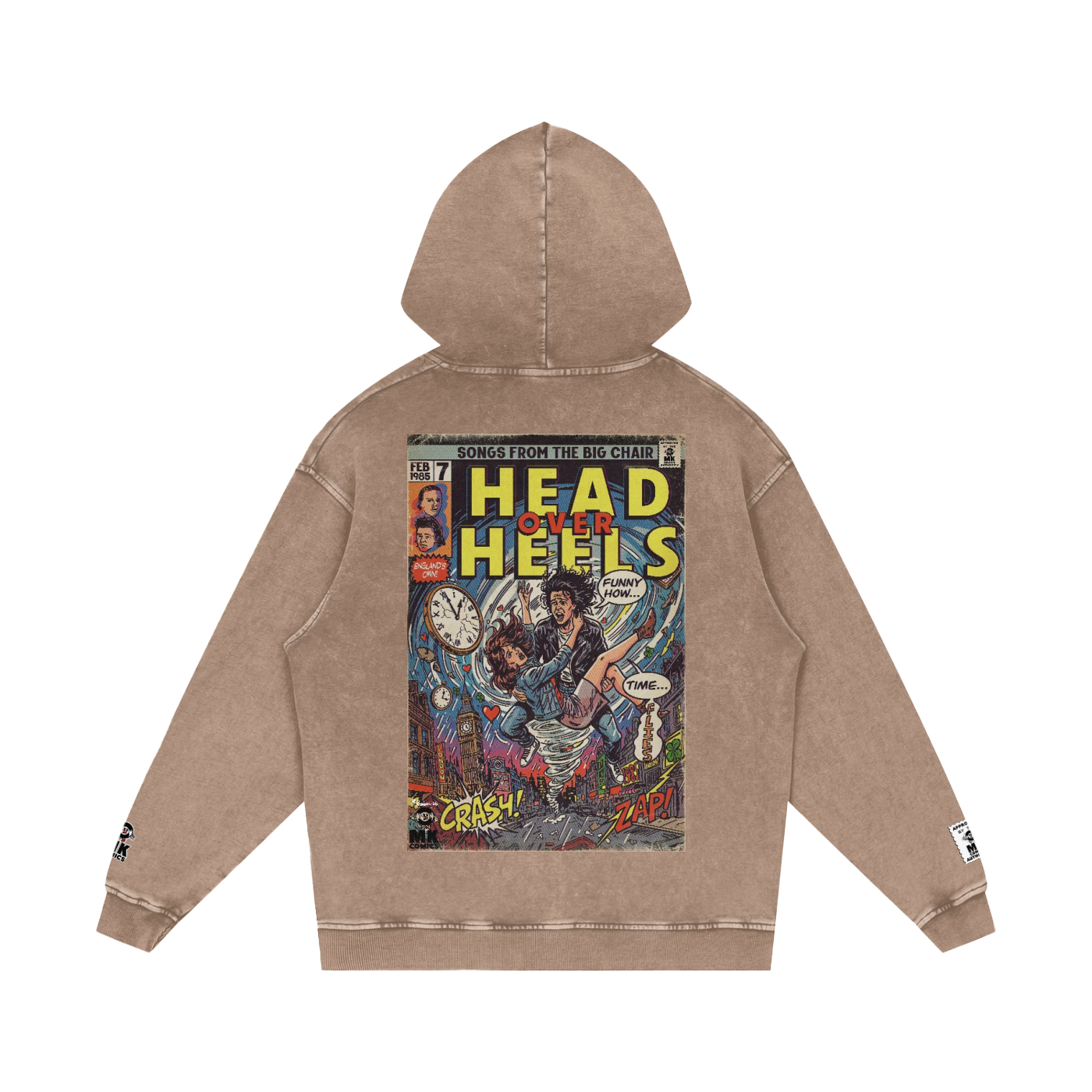 Head Over Heels - Snow Washed Loose Cotton Hoodie
